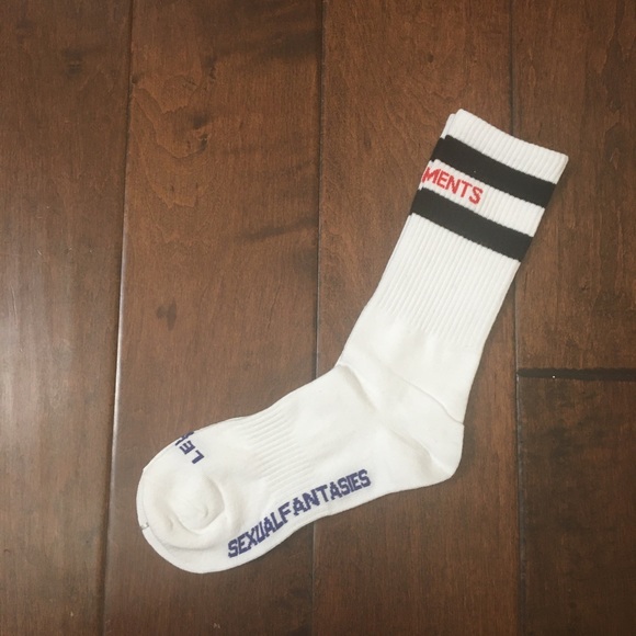 Vetements sexual fantasies socks